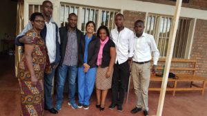 Dr. Francis and the team at the Kiziguro hospital