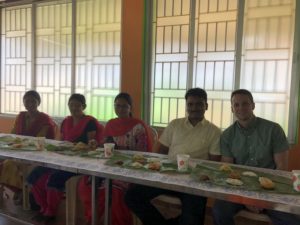 Hosts at the Eye Screening camp, India